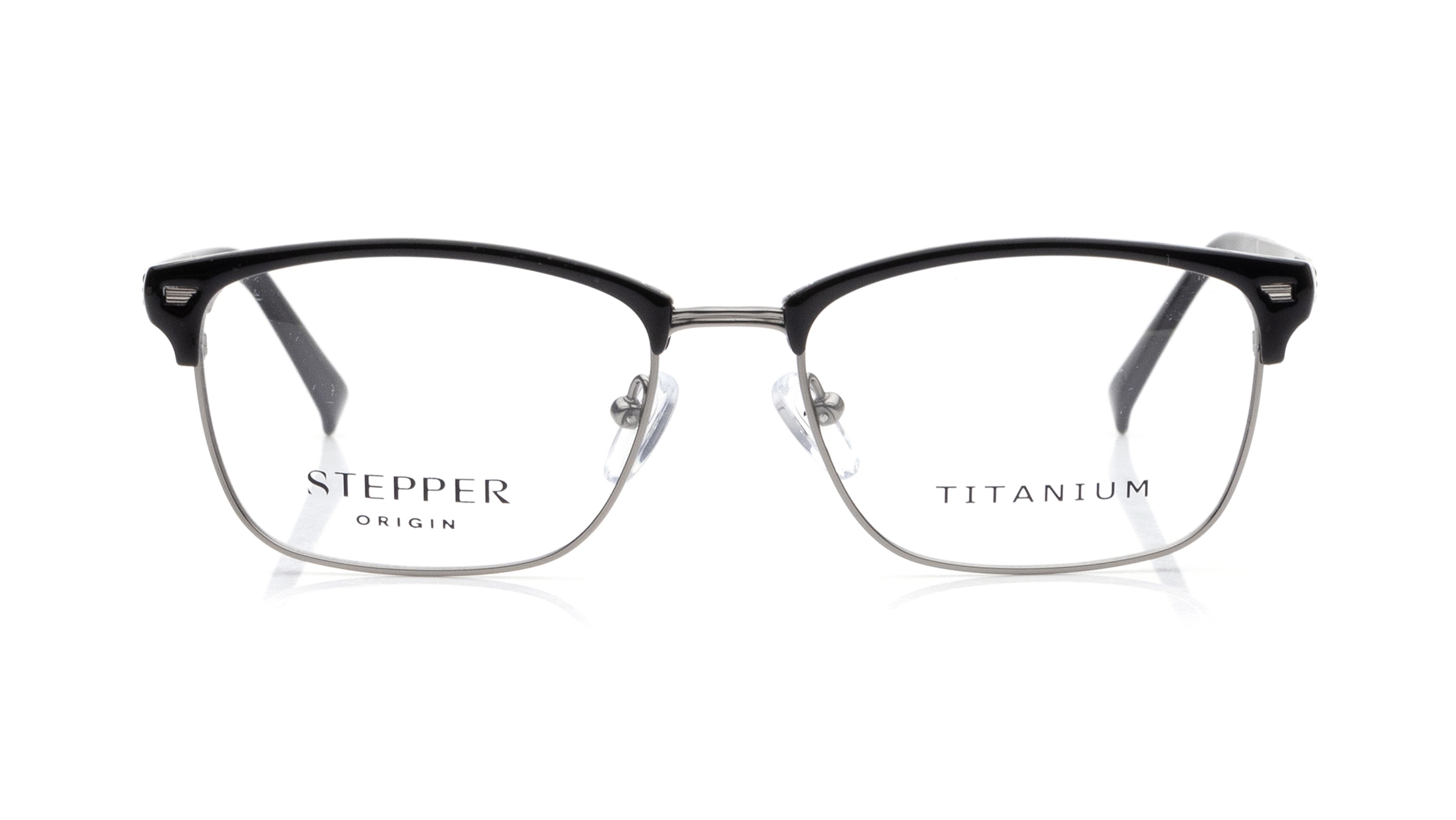 Image 1 of Gun Square  Eyeglasses for Men from Stepper Available at Titan Eye+