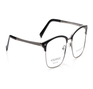 Image 2 of Gun Square  Eyeglasses for Men from Stepper Available at Titan Eye+