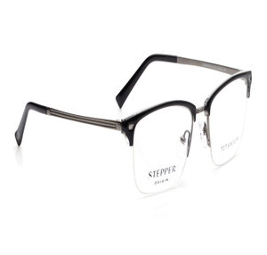 Image 2 of Gun Square  Eyeglasses for Men from Stepper Available at Titan Eye+