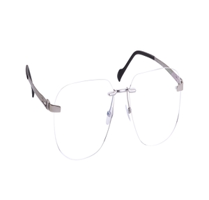 Image 2 of Black Rectangle Eyeglasses for Men from Stepper Available at Titan Eye+