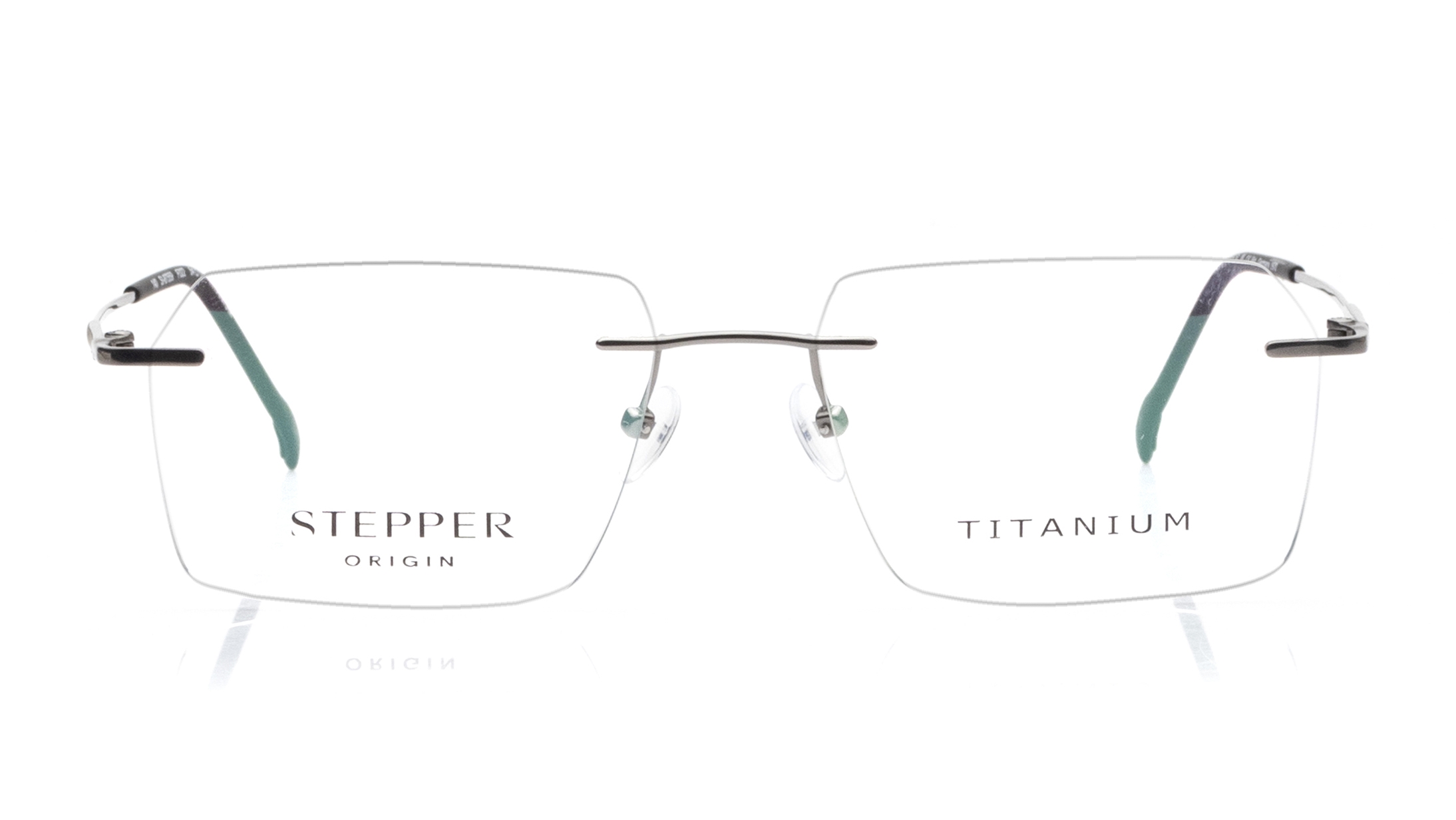 Image 1 of Grey Hexagon Eyeglasses for Men from Stepper Available at Titan Eye+