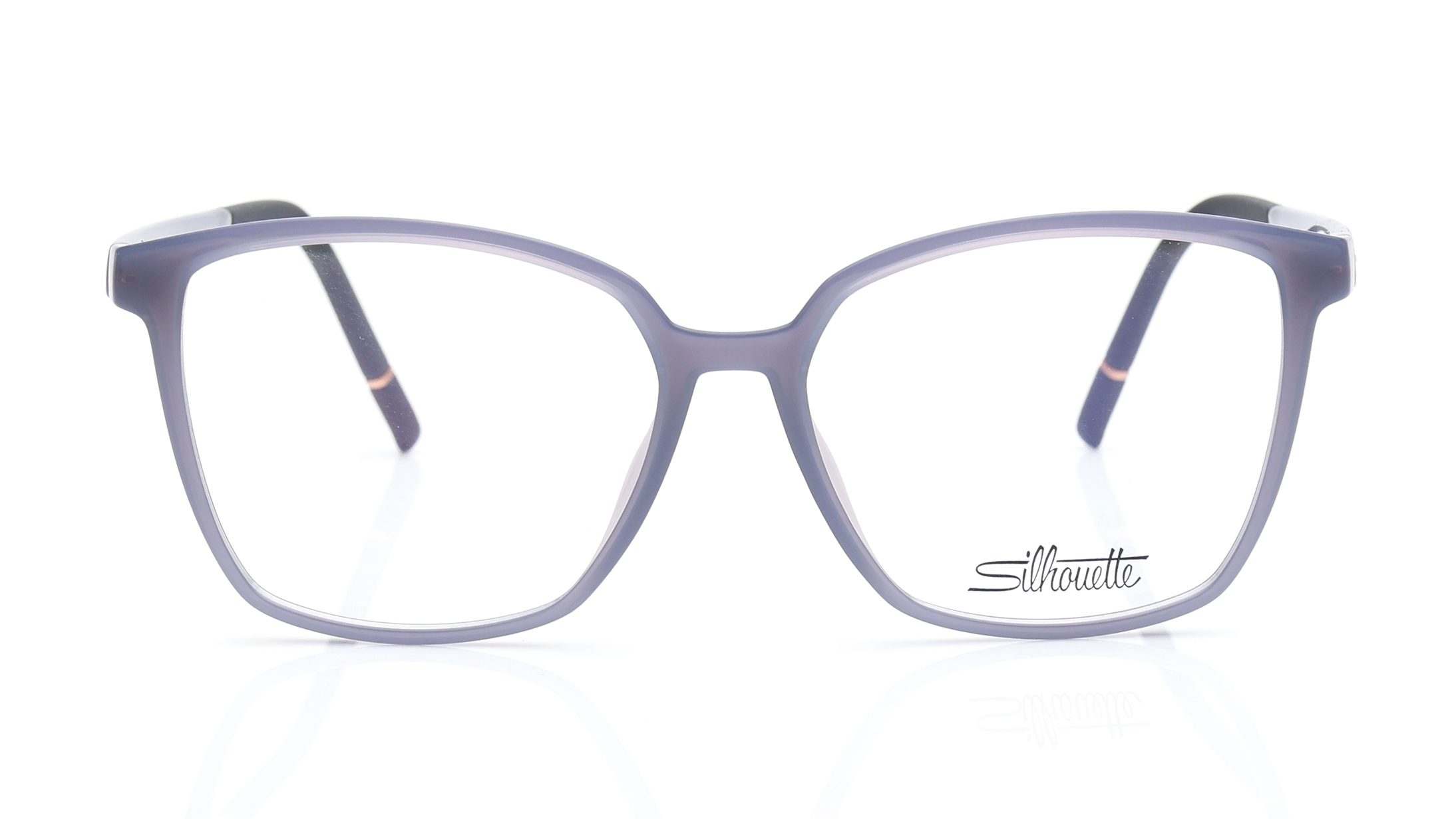 Image 1 of Lavender Square Eyeglasses for Women from Silhouette Available at Titan Eye+