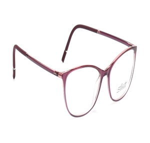 Image 2 of Purple Butterfly Eyeglasses for Women from Silhouette Available at Titan Eye+