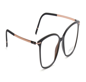 Image 2 of Black Butterfly Eyeglasses for Women from Silhouette Available at Titan Eye+