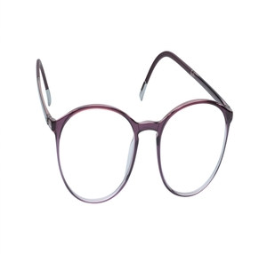 Image 2 of Purple Oval Eyeglasses for Men from Silhouette Available at Titan Eye+