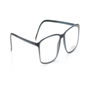 Image 2 of Green Round Eyeglasses for Men from Silhouette Available at Titan Eye+