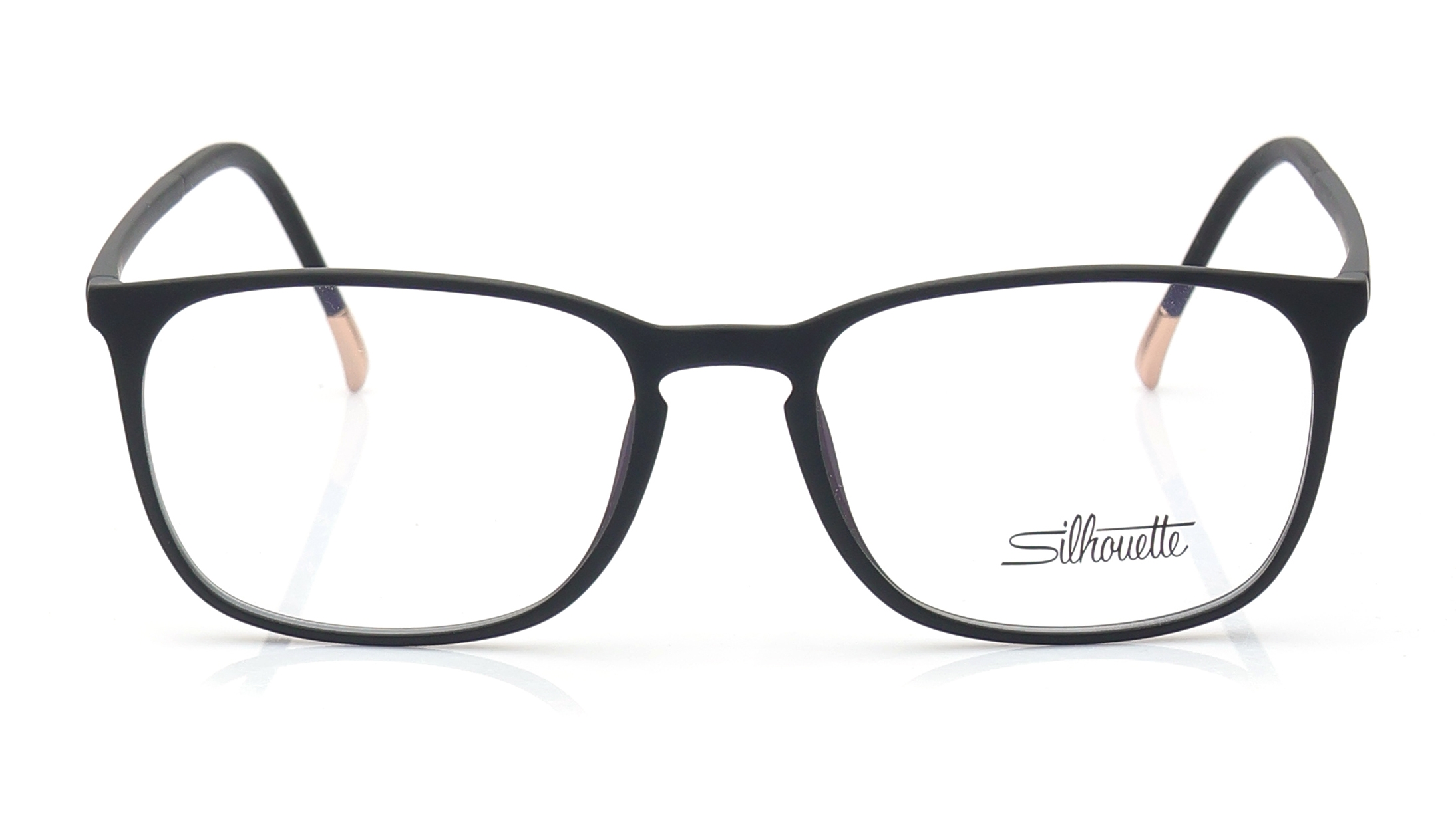 Image 1 of Black Eyeglasses for Unisex from Silhouette Available at Titan Eye+