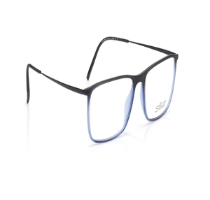 Image 2 of Black Rectangle Eyeglasses for Men and Women from Silhouette Available at Titan Eye+