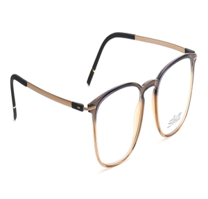 Image 2 of Brown Wayfarer Eyeglasses for Men and Women from Silhouette Available at Titan Eye+