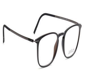 Image 2 of Black Wayfarer Eyeglasses for Men and Women from Silhouette Available at Titan Eye+