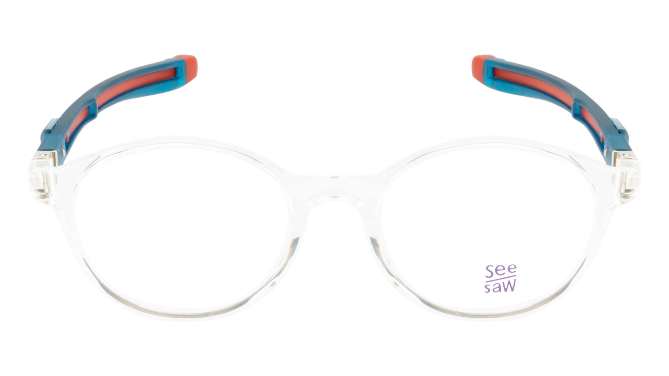 Image 1 of Transparent Round Eyeglasses for Kids from SeeSaw Available at Titan Eye+