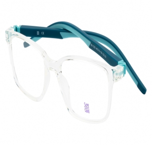 Image 2 of Transparent Square Eyeglasses for Kids from SeeSaw Available at Titan Eye+