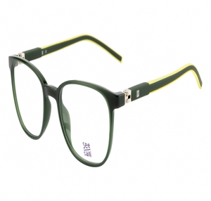 Image 2 of Green Square Eyeglasses for Kids from SeeSaw Available at Titan Eye+