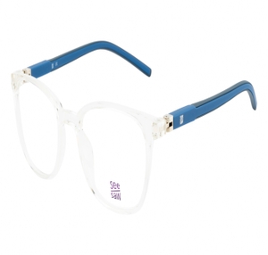 Image 2 of Transparent Square Eyeglasses for Kids from SeeSaw Available at Titan Eye+