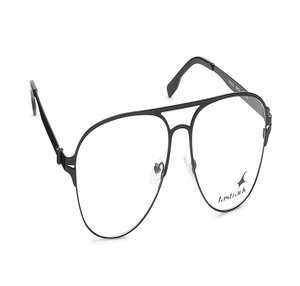Image 2 of Black Aviator Eyeglasses for Men from Fastrack Available at Titan Eye+