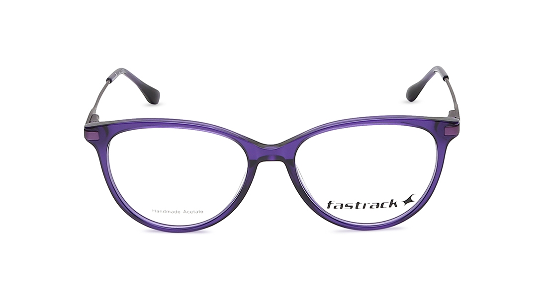 Image 1 of Purple CatEye Eyeglasses for Women from Fastrack Available at Titan Eye+