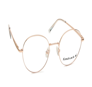 Image 2 of Rose Gold Oval Eyeglasses for Men and Women from Fastrack Available at Titan Eye+