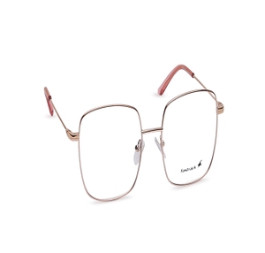 Image 2 of Rose Gold Square Eyeglasses for Women from Fastrack Available at Titan Eye+