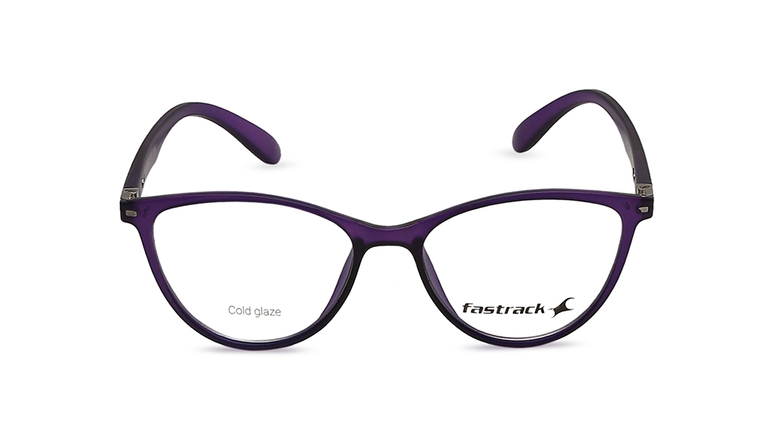 Image 1 of Purple CatEye Eyeglasses for Women from Fastrack Available at Titan Eye+