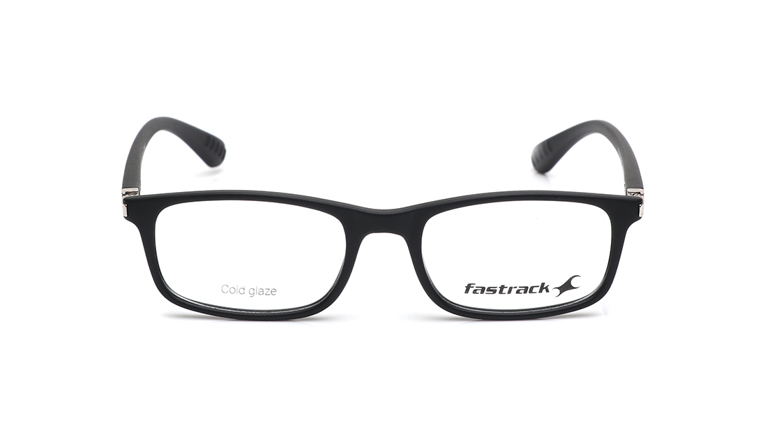 Image 1 of Black Square Eyeglasses for Men and Women from Fastrack Available at Titan Eye+