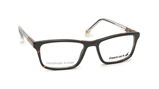 Image 2 of Black Rectangle Eyeglasses for Women from Fastrack Available at Titan Eye+