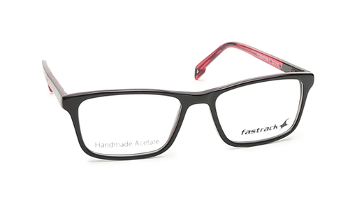 Image 2 of Black Rectangle Eyeglasses for Women from Fastrack Available at Titan Eye+