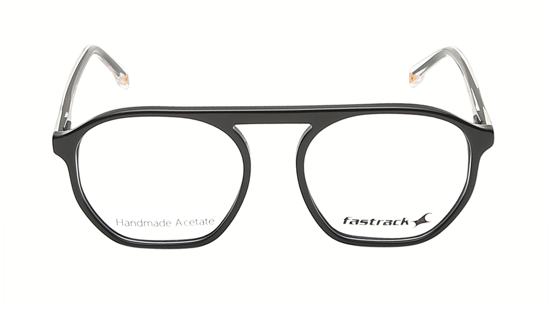 Image 1 of Black Navigator Eyeglasses for Men from Fastrack Available at Titan Eye+