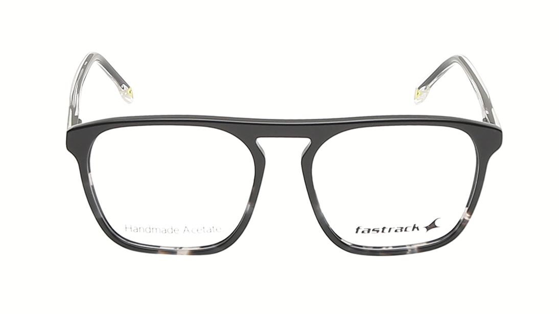 Image 1 of Black Navigator Eyeglasses for Men from Fastrack Available at Titan Eye+