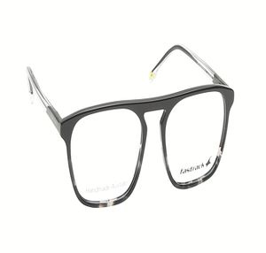 Image 2 of Black Navigator Eyeglasses for Men from Fastrack Available at Titan Eye+