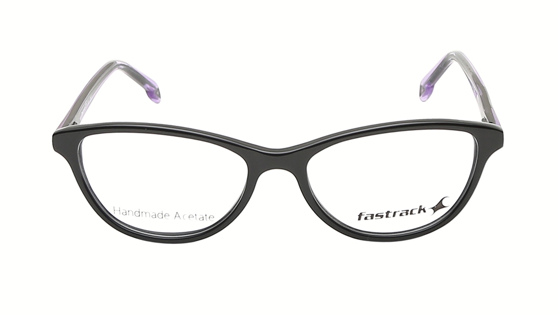Image 1 of Black CatEye Eyeglasses for Women from Fastrack Available at Titan Eye+