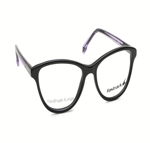 Image 2 of Black CatEye Eyeglasses for Women from Fastrack Available at Titan Eye+