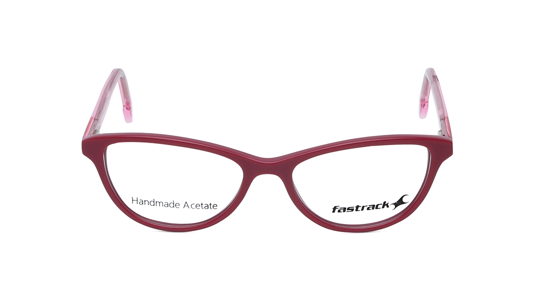 Image 1 of Maroon CatEye Eyeglasses for Women from Fastrack Available at Titan Eye+