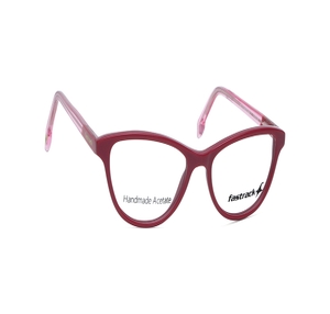 Image 2 of Maroon CatEye Eyeglasses for Women from Fastrack Available at Titan Eye+