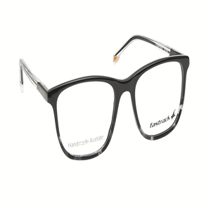 Image 2 of Black Square Eyeglasses for Men from Fastrack Available at Titan Eye+