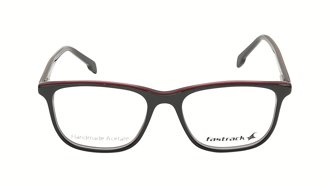 Image 1 of Black Square Eyeglasses for Men from Fastrack Available at Titan Eye+