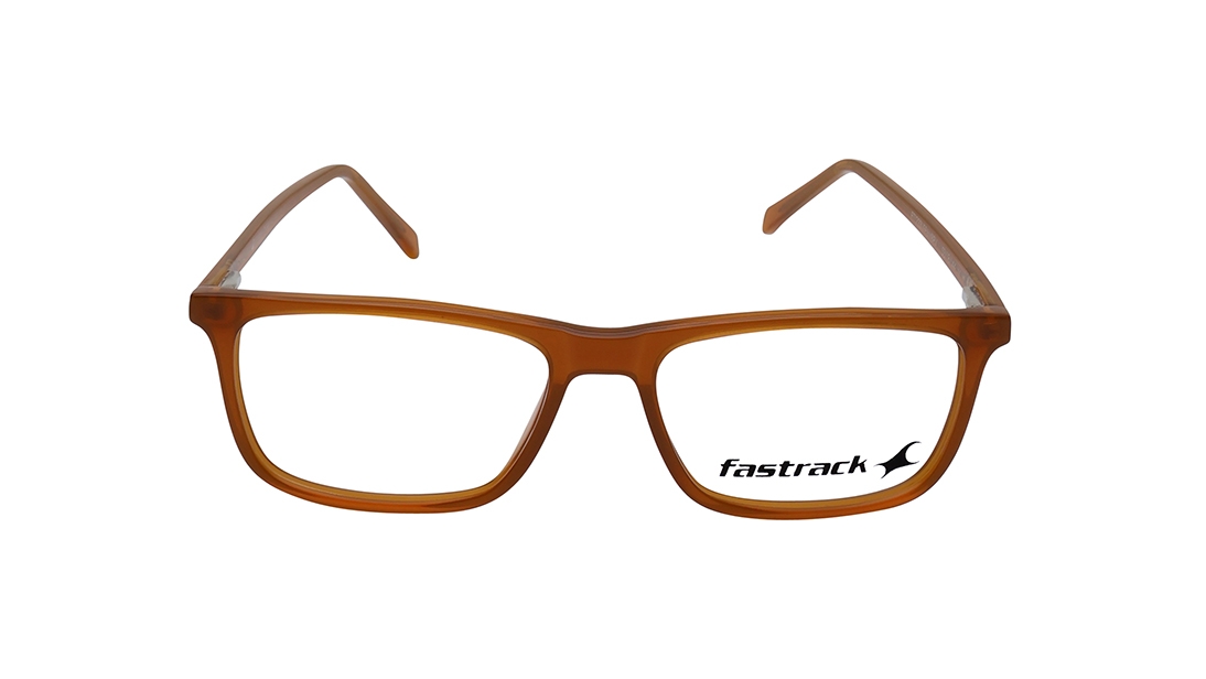 Image 1 of Brown Rectangle Eyeglasses for Men and Women from Fastrack Available at Titan Eye+