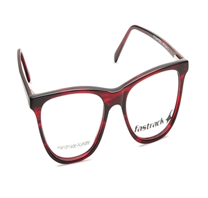 Image 2 of Maroon CatEye Eyeglasses for Women from Fastrack Available at Titan Eye+