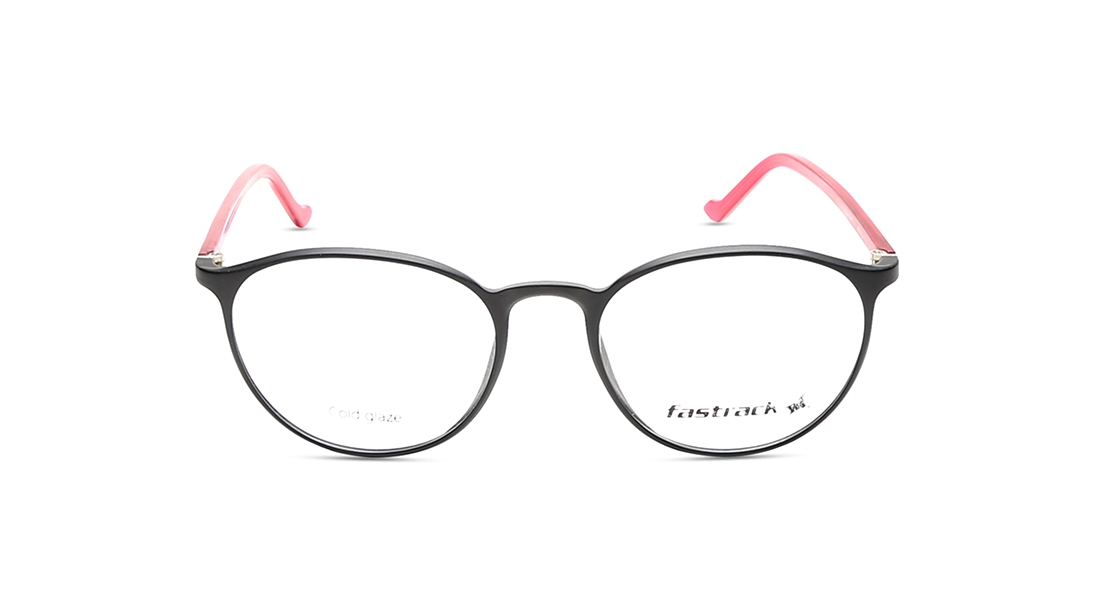 Image 1 of Black Round Eyeglasses for Men and Women from Fastrack Available at Titan Eye+