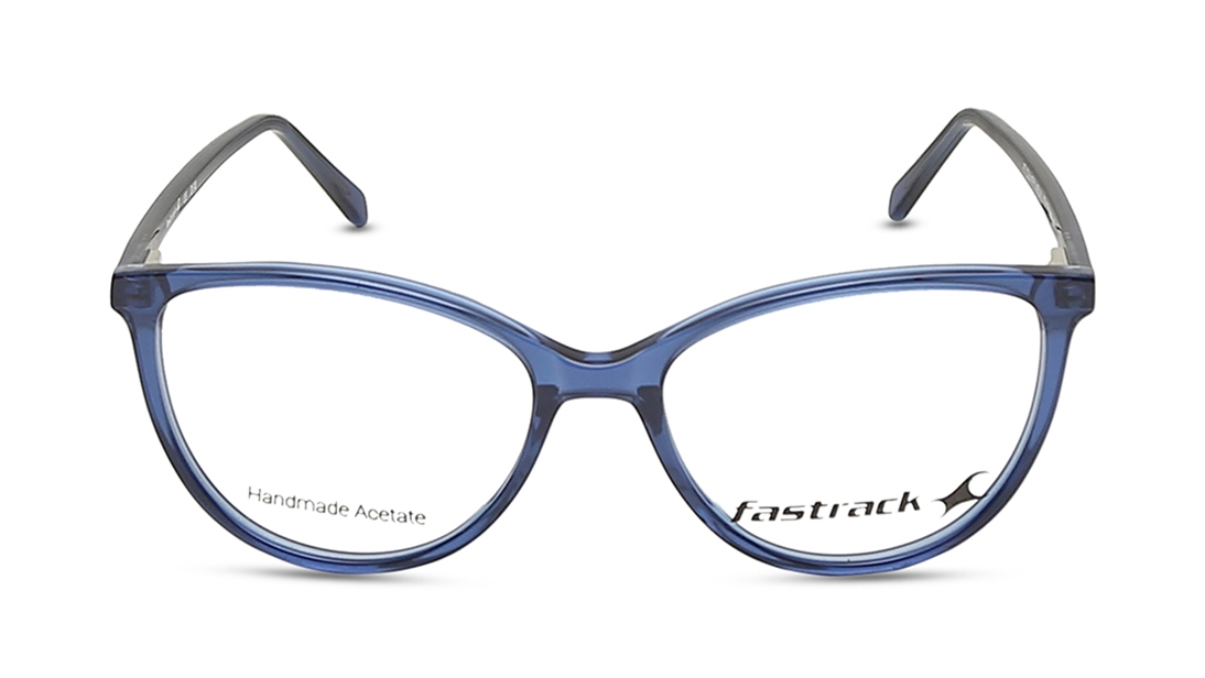 Image 1 of Blue CatEye Eyeglasses for Women from Fastrack Available at Titan Eye+