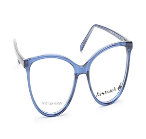 Image 2 of Blue CatEye Eyeglasses for Women from Fastrack Available at Titan Eye+