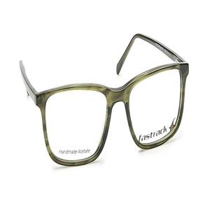 Image 2 of Olive Rectangle Eyeglasses for Men and Women from Fastrack Available at Titan Eye+