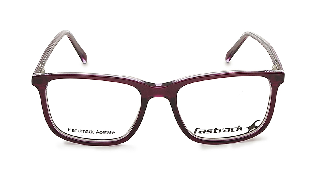 Image 1 of Maroon Rectangle Eyeglasses for Men and Women from Fastrack Available at Titan Eye+