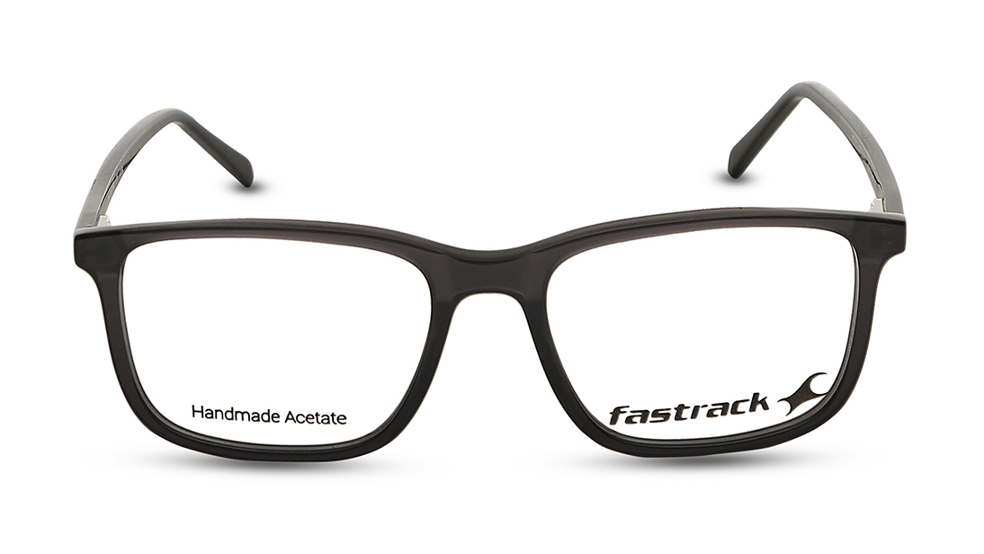 Image 1 of Black Rectangle Eyeglasses for Men and Women from Fastrack Available at Titan Eye+