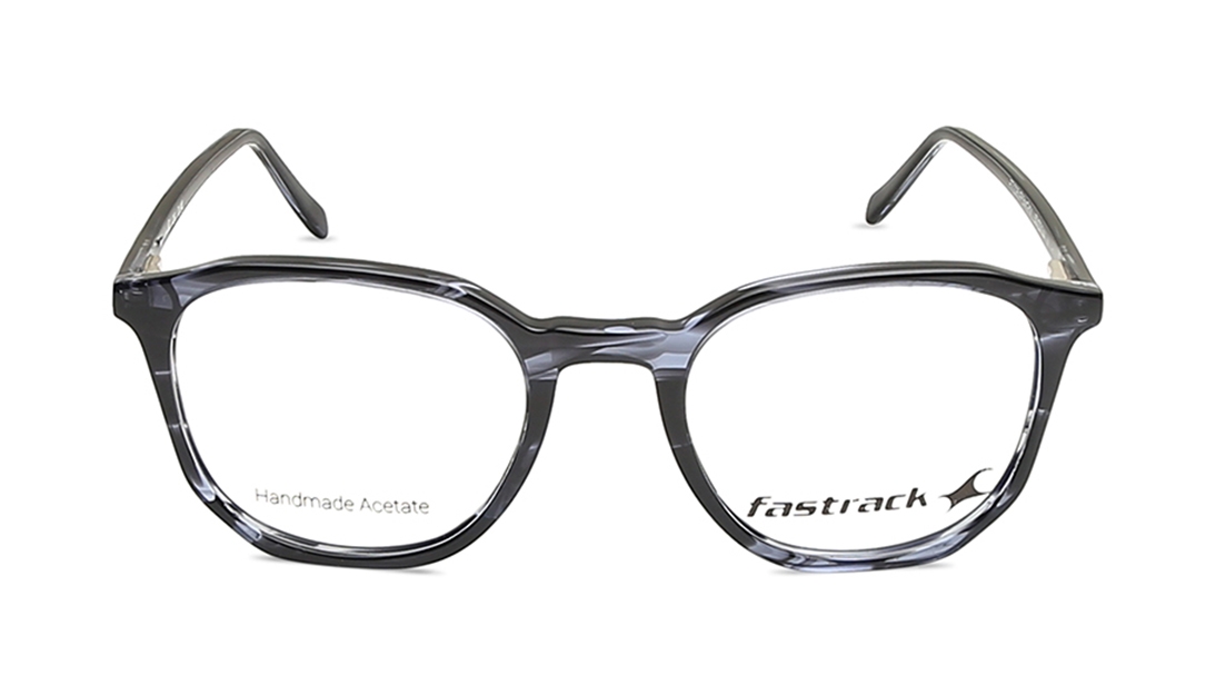 Image 1 of Grey Square Eyeglasses for Men and Women from Fastrack Available at Titan Eye+