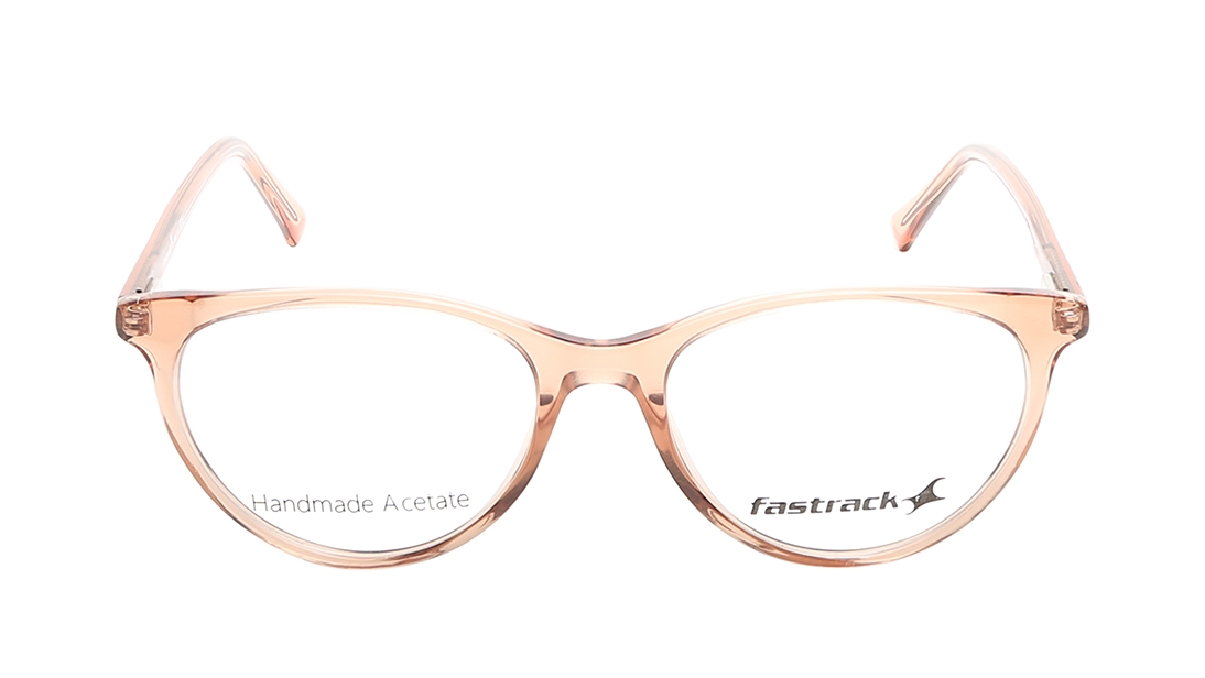 Image 1 of Peach CatEye Eyeglasses for Women from Fastrack Available at Titan Eye+