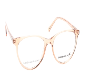 Image 2 of Peach CatEye Eyeglasses for Women from Fastrack Available at Titan Eye+