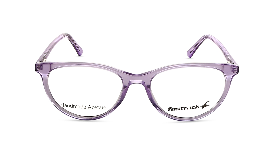Image 1 of Purple CatEye Eyeglasses for Women from Fastrack Available at Titan Eye+