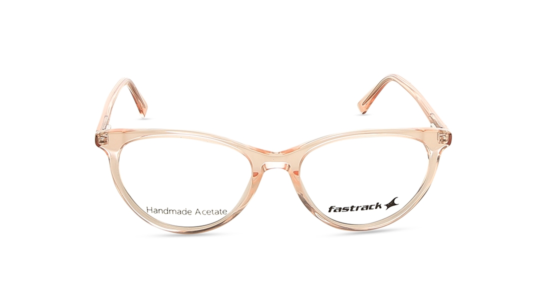 Image 1 of Peach CatEye Eyeglasses for Women from Fastrack Available at Titan Eye+
