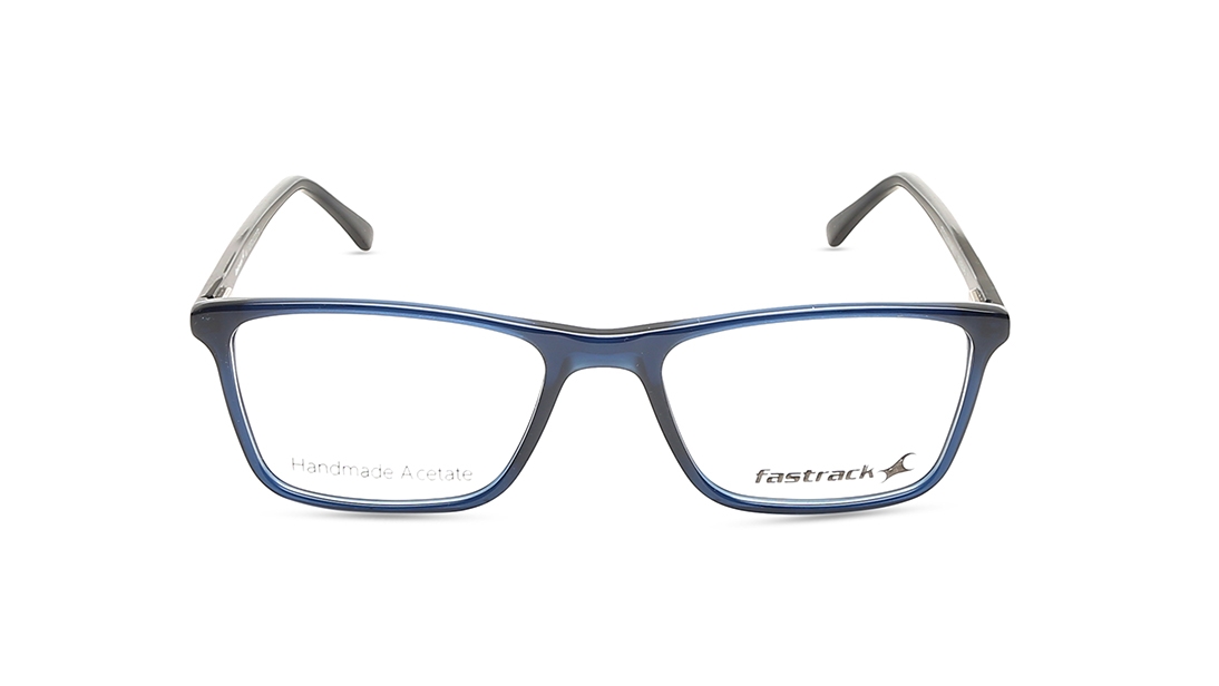 Image 1 of Blue Rectangle Eyeglasses for Men and Women from Fastrack Available at Titan Eye+
