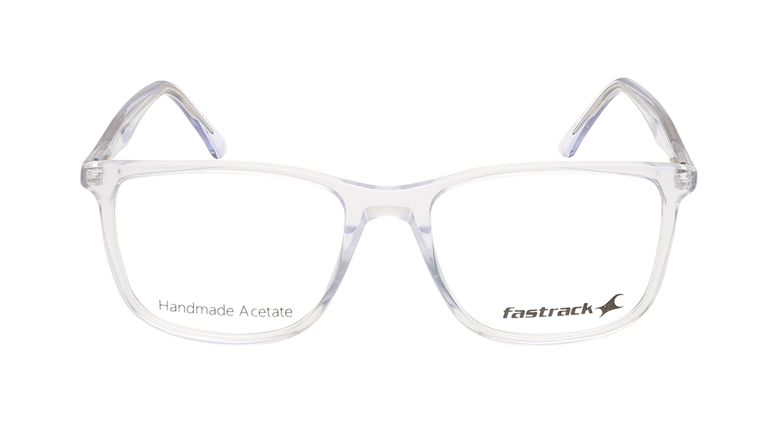 Image 1 of White Square Eyeglasses for Men and Women from Fastrack Available at Titan Eye+